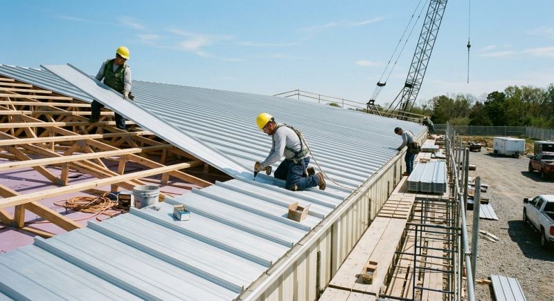 Aluminum Roof Installation in Fredericksburg, VA